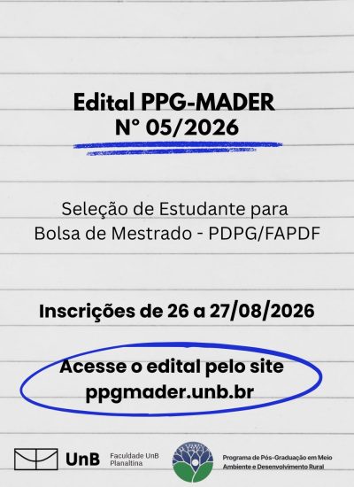 Edital PPGMADER 05-2026